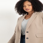 The 365 Semi Stretch Two Button Blazer image number null