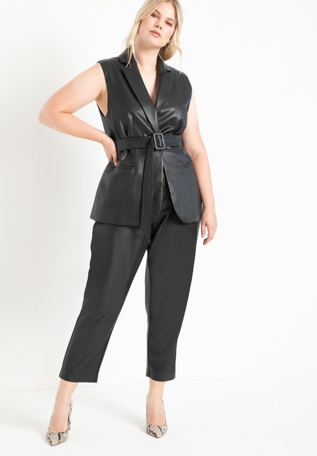 Faux Leather Vest image number 2