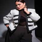 Tweed Detail Blazer image number null