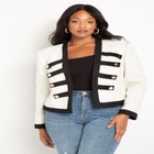 Tweed Detail Blazer image number null