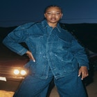 Barkwood x ELOQUII Oversized Embellished Denim Jacket image number null