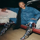 Barkwood x ELOQUII Oversized Embellished Denim Jacket image number null