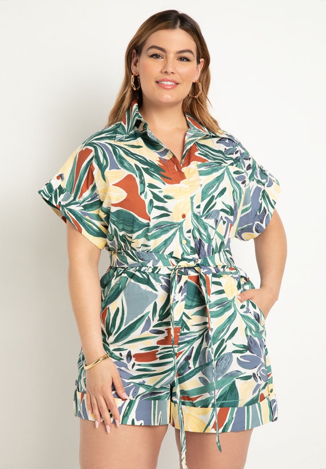 Kimono Sleeve Romper image number 3