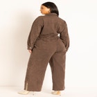 Exaggerated Sleeve Denim Jumpsuit image number null