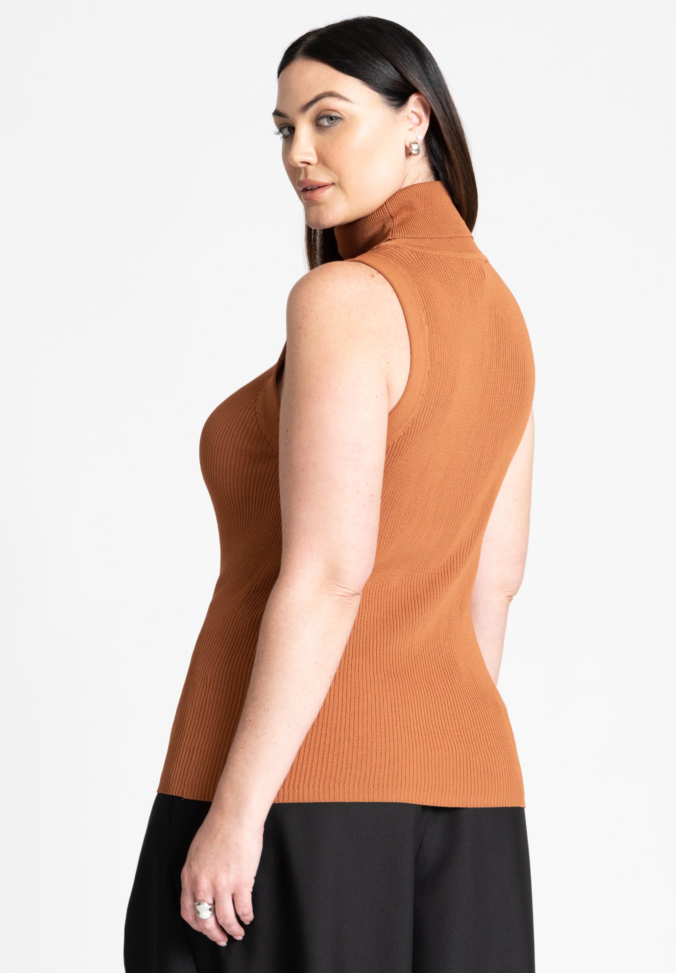 売れ筋商品|||エロクイ ニット&セーター アウター レディース Women's Plus Size Turtleneck Layering Sweater Warm chestnut ELOQUII Women's Plus Size Turtleneck Layering Sweater - 26