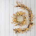 Pre-Lit Gold & Silver Wreath image number null
