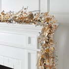 6' Pre-Lit Gold & Silver Garland image number null