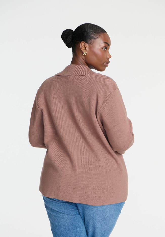 Collared Cardigan Sweater image number 1