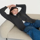 Collared Cardigan Sweater image number null