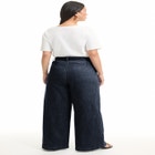 Curvie Fit High-Waisted Wide-Leg Utility Jean image number null