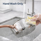 18-PC. Copper Accent Stainless Steel Cookware Set image number null