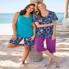 Elastic-Waist Knit Short image number null