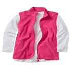 Zip-Front Microfleece Vest image number null