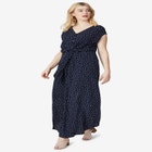 Tie-Front Maxi Dress image number null