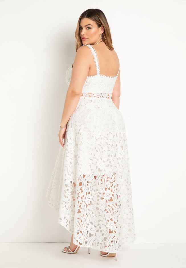 Lace Midi Dress image number 1