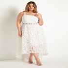 Lace Midi Dress image number null