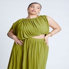 Asym Bodice Maxi Dress image number null