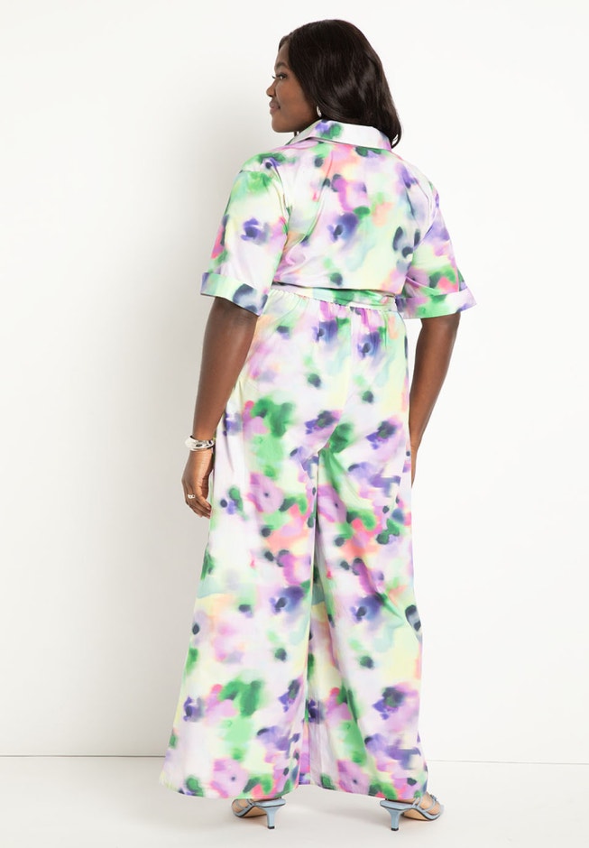 Drapey Print Jumpsuit image number 1