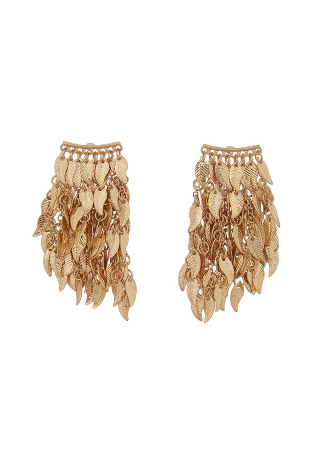 Dimensional Fringe Earrings image number 0