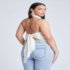 Satin Halter Top image number null