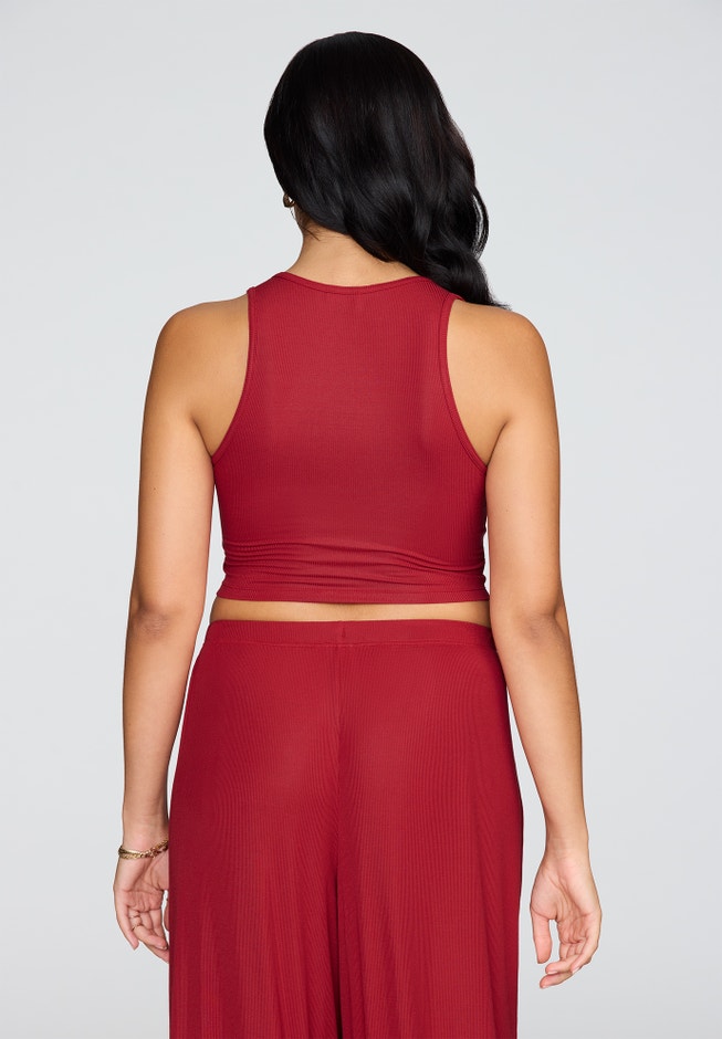 The Scoop Neck Tank - Modal Silk Rib image number 2