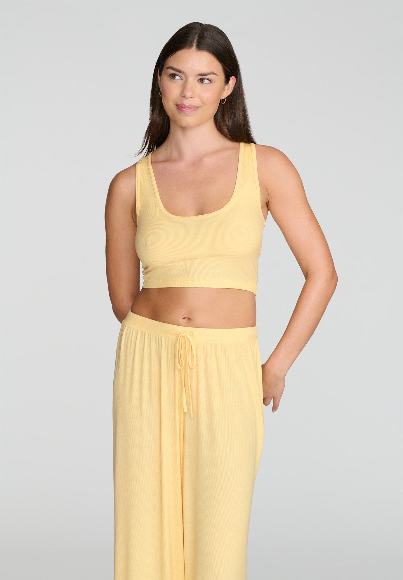 The Scoop Neck Tank - Modal Silk Rib image number 0