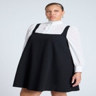 Ruffle Twofer Mini Dress image number null