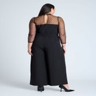 Mesh Turtleneck Jumpsuit image number null