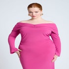 Off Shoulder Maxi Dress image number null