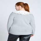 Lace Collar Sweater image number null