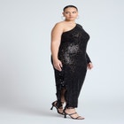 Sequin Lace Maxi Dress image number null