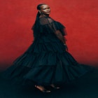 Ruffle Tulle Maxi Dress image number null