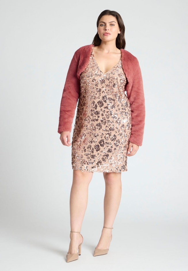 Faux Fur Bolero image number null