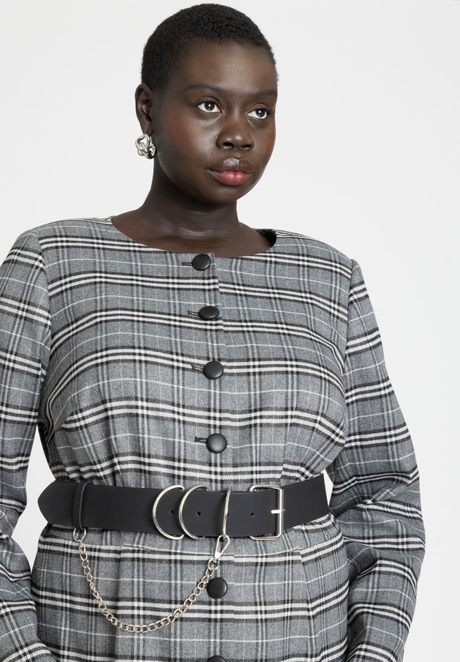 Wide Waist Chain Belt image number 1