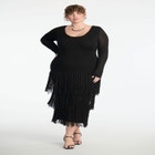 Fringe Dress With Sleeves image number null