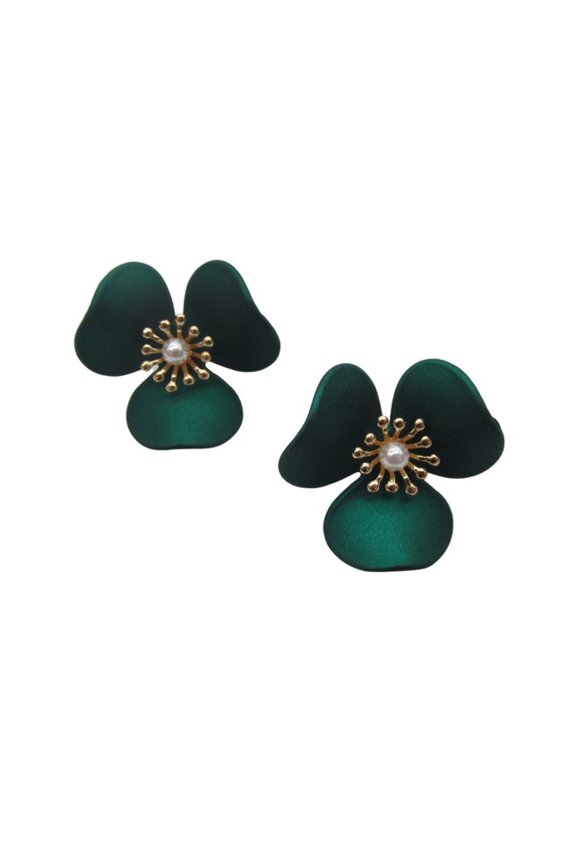 Pop Color Flower Post Earring image number null