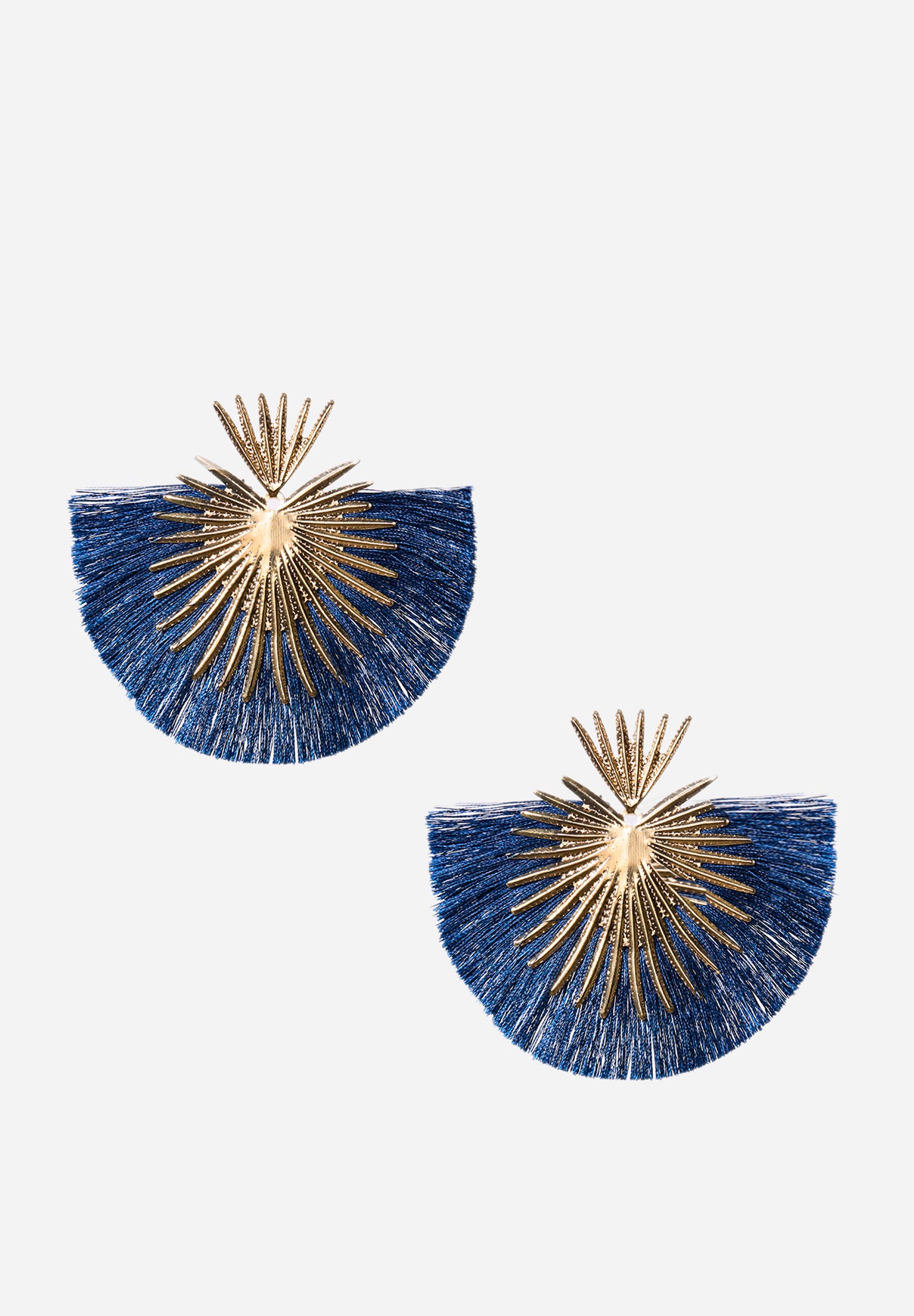 Gold Plated Starburst Earrings image number 0