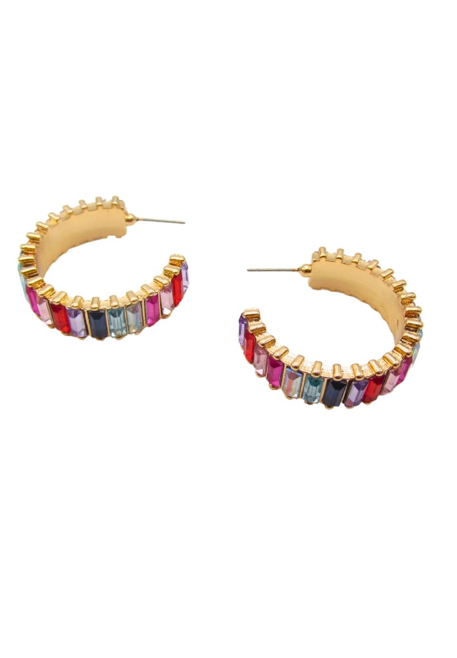 Multi Baguette Hoop image number 0