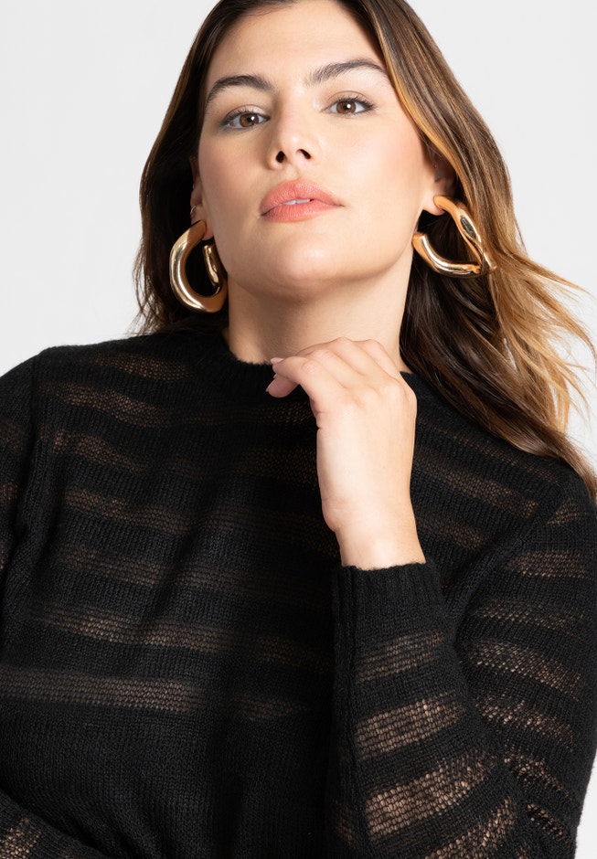 Curved Ccb Earrings image number 0