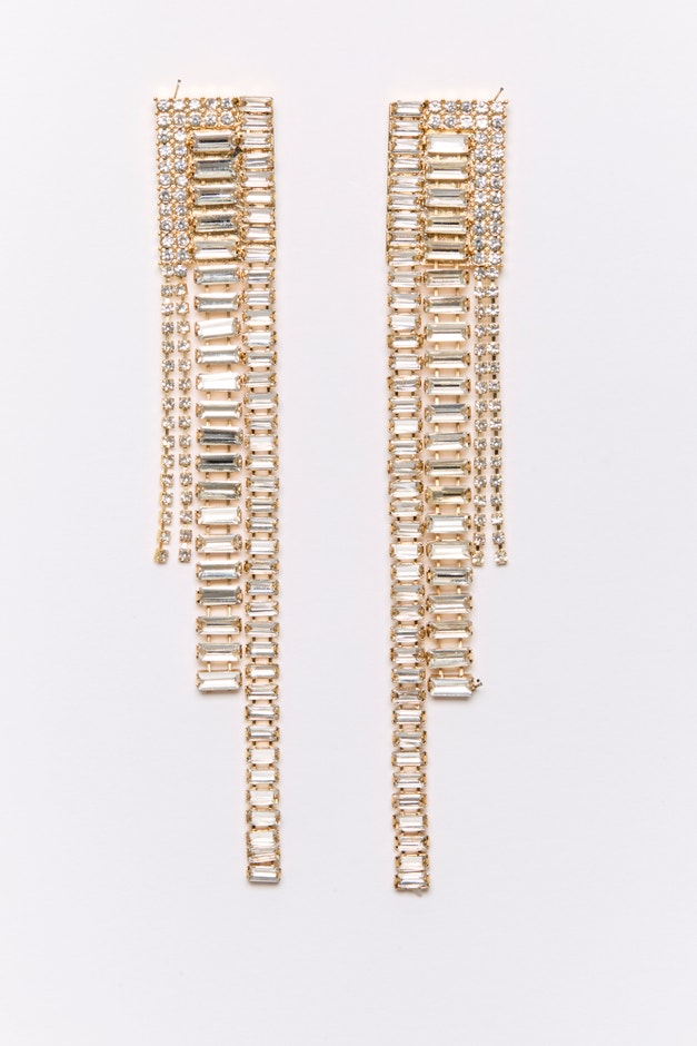 Baguette Fringe Earring image number 0