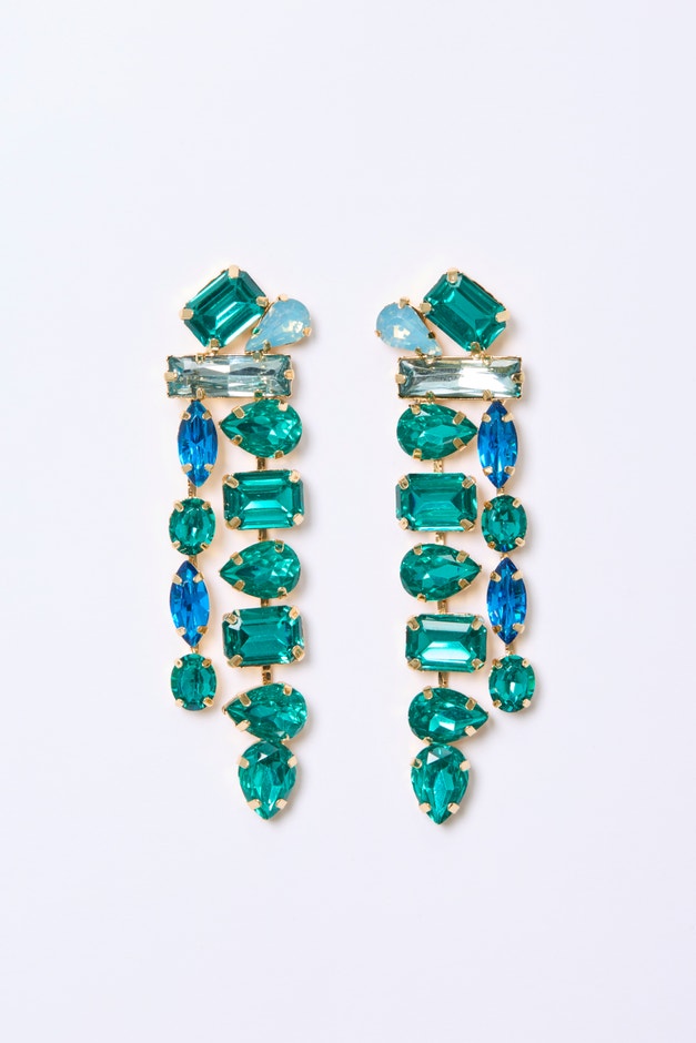Multi Stone Statement Earring image number 0