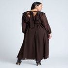 Cascade Ruffles Maxi Dress image number null