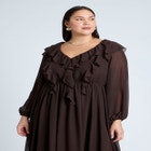 Cascade Ruffles Maxi Dress image number null