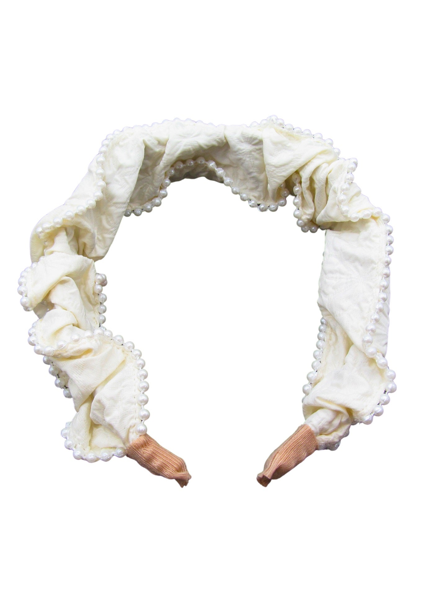Scrunch Detail Pearl Headband image number 0