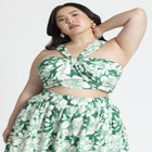 Split Strap Crop Top image number null