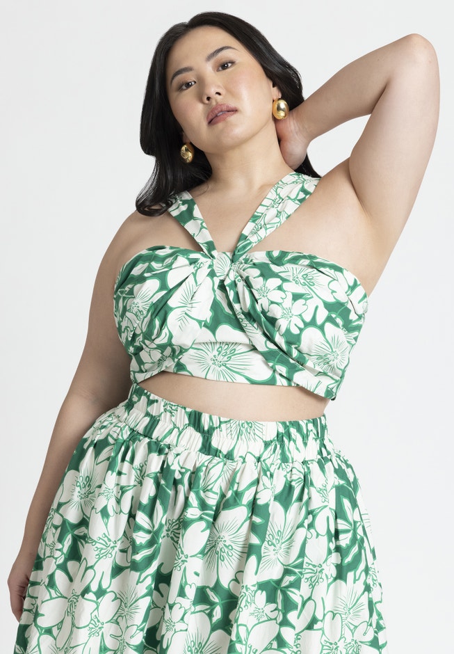 Split Strap Crop Top image number 3