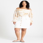 Off The Shoulder Ruched Top image number null