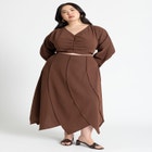 Shirred Dolman Top image number null