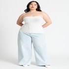 Sweater Tube Top image number null