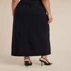 Buttoned Maxi Column Skirt image number null